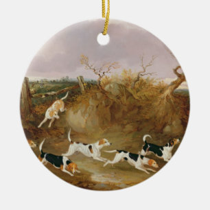 Ornement Rond En Céramique Beagles entièrement…, 1845 (huile sur la toile)