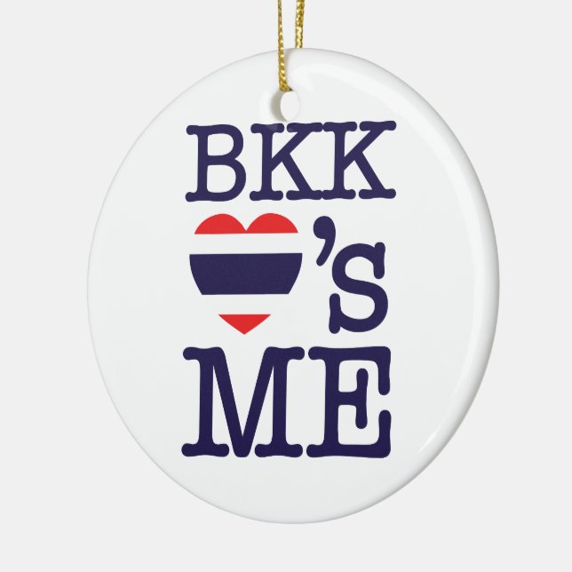 ORNEMENT ROND EN CÉRAMIQUE BKK LOVE'S ME (Gauche)
