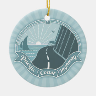 Ornement Rond En Céramique Briller de enroulement de PCH