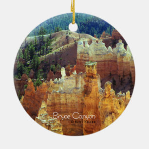 Ornement Rond En Céramique Bryce Canyon
