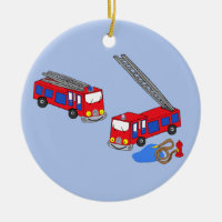 Camions pompiers rouges