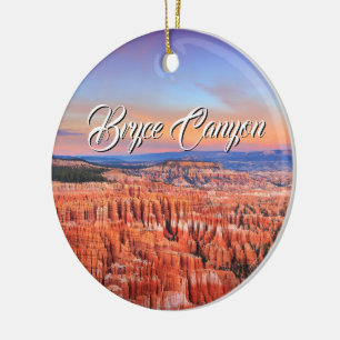 Ornement Rond En Céramique Canyon de Bryce