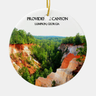 Ornement Rond En Céramique CANYON de PROVIDENCE - Lumpkin, la Géorgie
