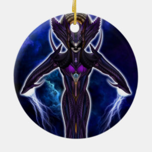 Ornement Rond En Céramique Chinsisha, impératrice de Taidushan