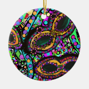 Ornement Rond En Céramique Cirque du Art