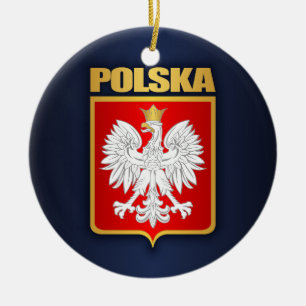 Ornement Rond En Céramique COA de Polska (Pologne)