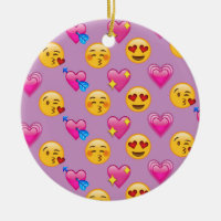 Coeurs et amour Patternsd rose d'Emoji