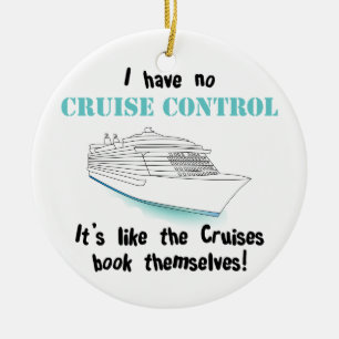 Ornement Rond En Céramique Contrôle de croisière