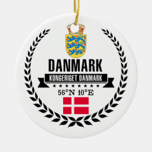 Ornement Rond En Céramique Danemark