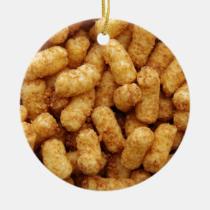 Ornement Rond En Céramique Doigts de Tater