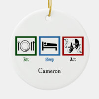 Eat Sleep Act Funny Theatre Acteur