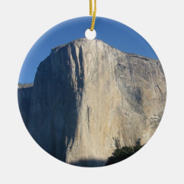 Ornement Rond En Céramique EL Capitan, parc national de Yosemite (Devant)