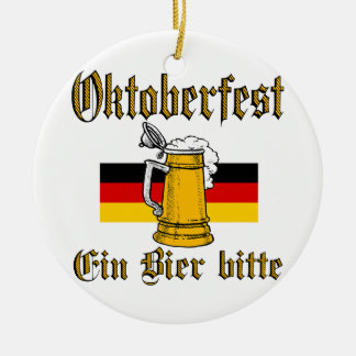 Ornement Rond En Céramique Engin de la fête de la bière