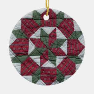 Ornement Rond En Céramique Étoile de vacances