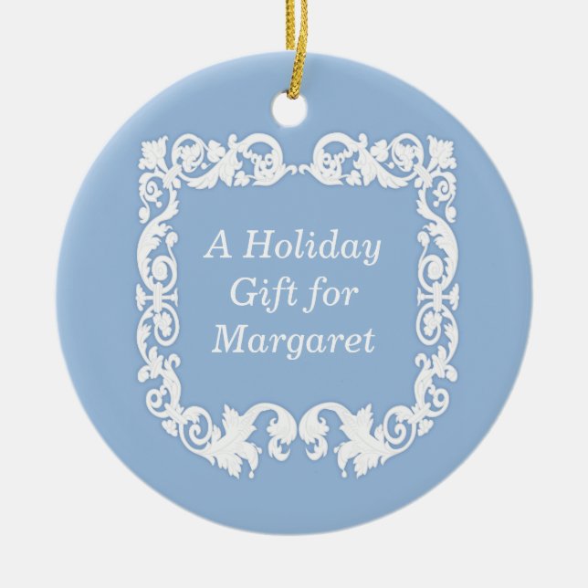 Ornement Rond En Céramique Faux jasperware (Devant)