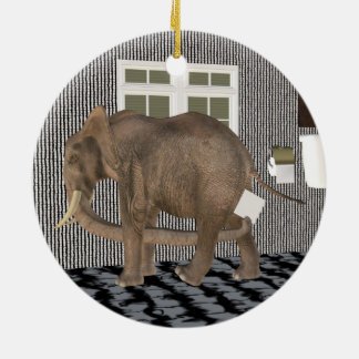 Ornement Rond En Céramique Finalement, ménage rompu