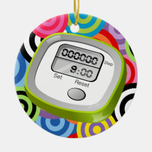 Ornement Rond En Céramique Fitness !