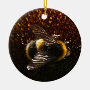 Ornement Rond En Céramique Gaffez l'abeille