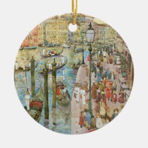 Ornement Rond En Céramique Grand Canal, Venise par Maurice Prendergast