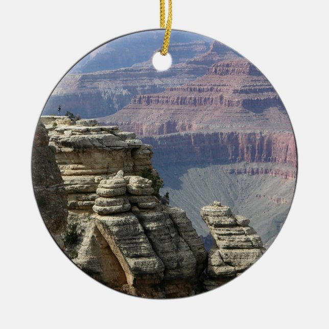 Ornement Rond En Céramique Grand Canyon (Devant)
