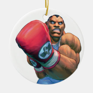 Ornement Rond En Céramique Grimace de Balrog