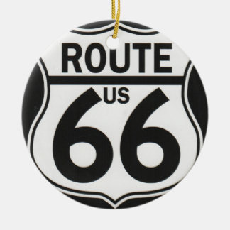 Ornement Rond En Céramique Itinéraire 66 - La route de mère