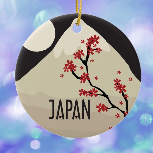 Ornement Rond En Céramique Japon commémoratif (Créateur téléchargé)