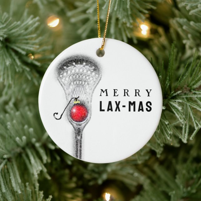 Ornement Rond En Céramique Lacrosse Noël Collectif (Arbre)