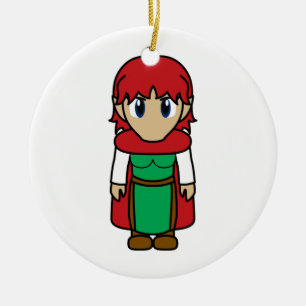 Ornement Rond En Céramique Laekinn et Iorekua