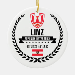 Ornement Rond En Céramique Linz
