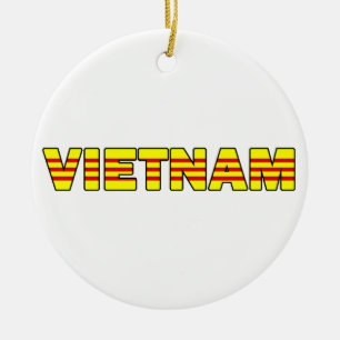 Ornement Rond En Céramique L'ornement du Vietnam