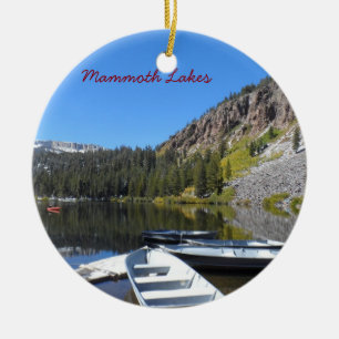 Ornement Rond En Céramique Mammoth Lakes, CA