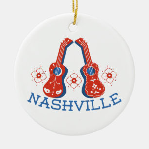 Ornement Rond En Céramique Nashville
