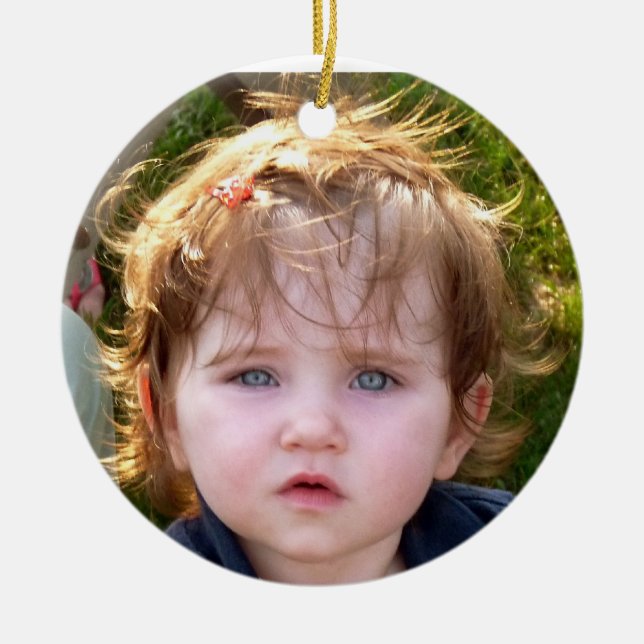 Ornement Rond En Céramique Noël DeeDee 2011 (Devant)