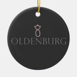 Ornement Rond En Céramique Oldenbourg