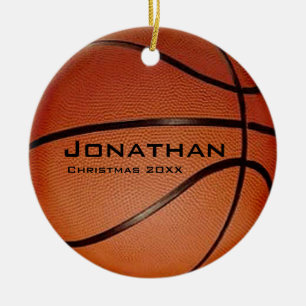 Ornement Rond En Céramique Organisation de basket-ball personnalisée