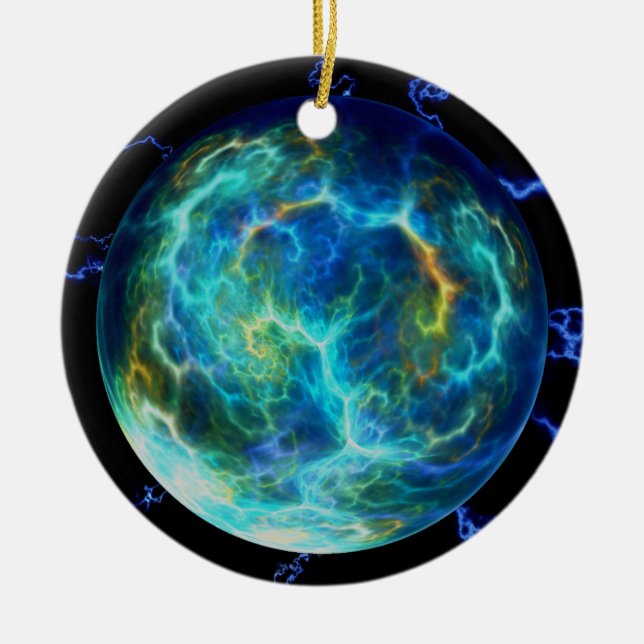Ornement Rond En Céramique Plasma électrique (Devant)