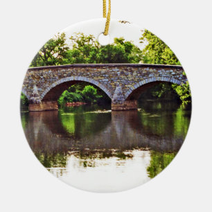 Ornement Rond En Céramique Pont Antietam de Burnside