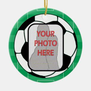 Ornement Rond En Céramique Récompense personnalisable de ballon de football