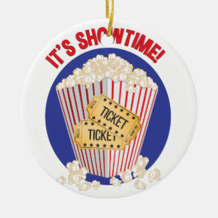 Ornement Rond En Céramique Son Showtime