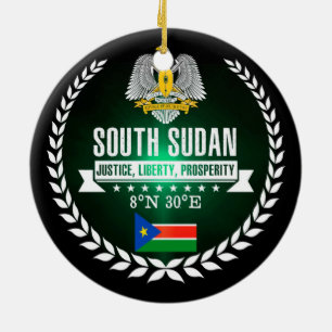 Ornement Rond En Céramique Soudan du Sud