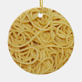 Ornement Rond En Céramique Spaghetti