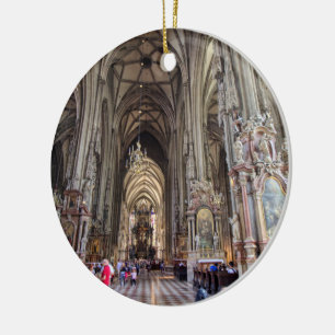 Ornement Rond En Céramique Stephansdom, Vienne Autriche