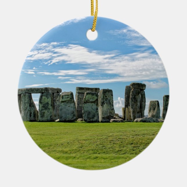 Ornement Rond En Céramique Stonehenge, Angleterre (Devant)