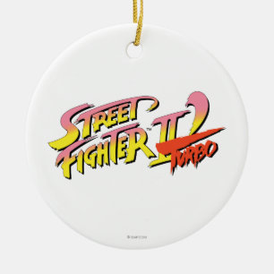 Ornement Rond En Céramique Street Fighter II Turbo