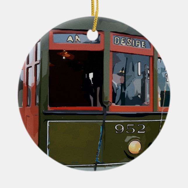 Ornement Rond En Céramique Streetcar Nommé Désir (Devant)