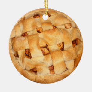 Ornement Rond En Céramique Tarte à la pomme