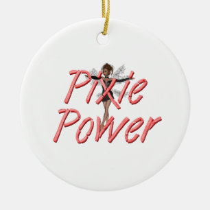 Ornement Rond En Céramique TEE Pixie Power