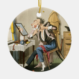 Ornement Rond En Céramique Un rasoir émoussé, pub. par chasse, 1827 (etchin