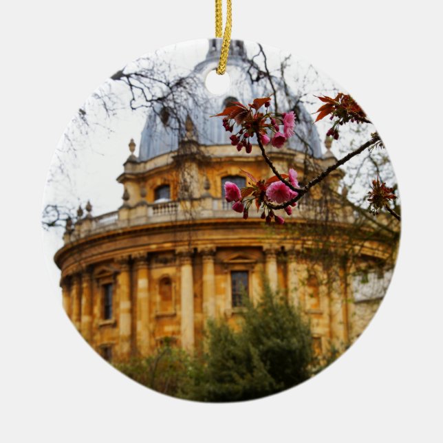 Ornement Rond En Céramique Université d'Oxford (Devant)